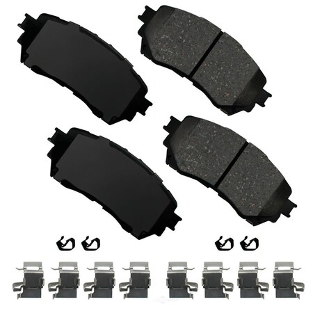 Akebono Proact Akebono ACT1711 ProACT Ultra Premium Ceramic Pads ACT1711